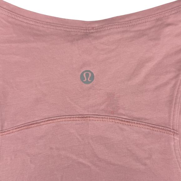 LULULEMON Back In Action Tank Quicksand Sz 4 - Picture 6 of 6